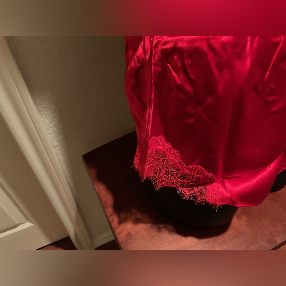Red Silk French Knicker-NWT